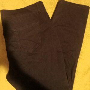 Amazon Essentials Black Pull - On Stretch Jegging Pant - Woman's Size XXL